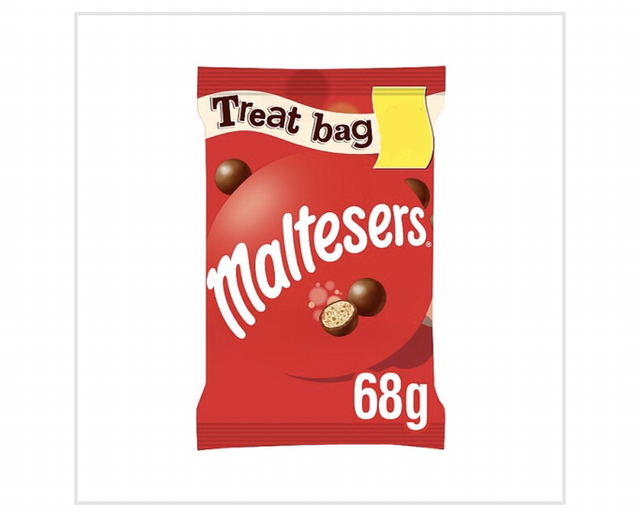 Maltesers Milk Chocolate &amp; Honeycomb Bites Treat Bag 68g