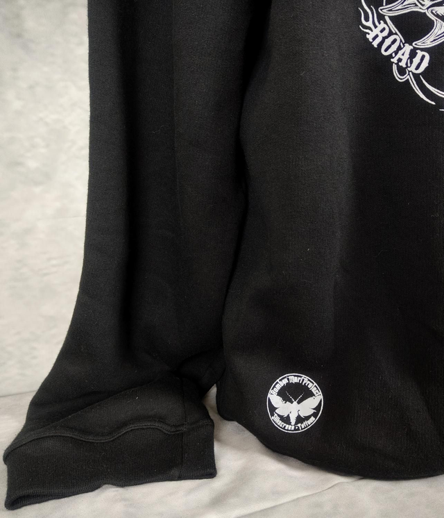 Hoodie Grand froid coton Bio "Road to Nowhere"