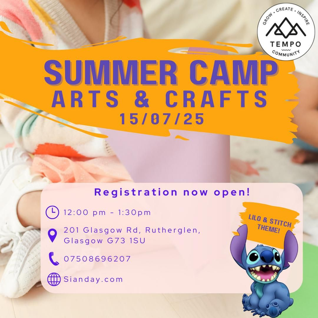 Tempo Arts & Crafts July 15th