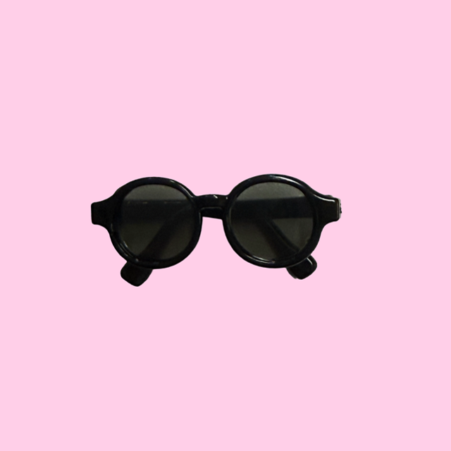 10.5cm Doll Glasses (Black)