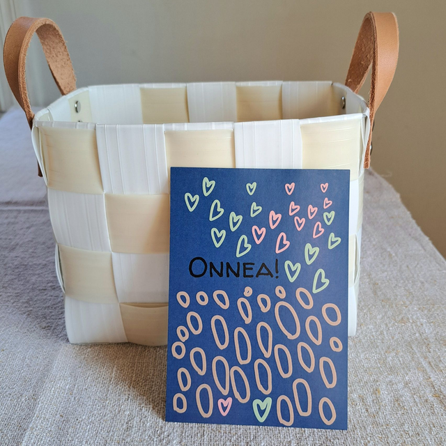 Onnittelukortti sydän