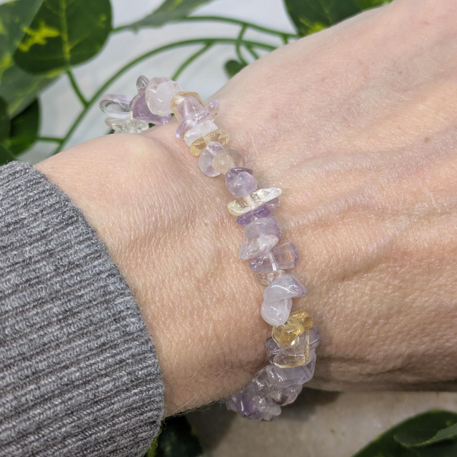 Bracelet "Amétrine" baroque BR-201