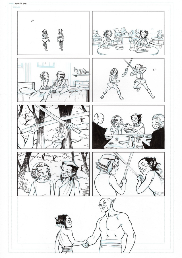 09/2025 - ThunderCats : Pumyra #1 Page 16 - ORIGINAL, A3 (11.7x16.5)