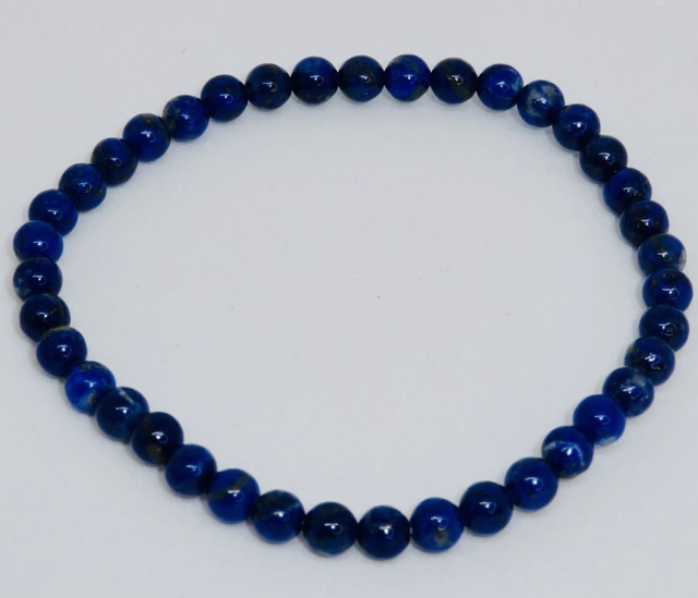 Bracelet en Lapis-lazuli.