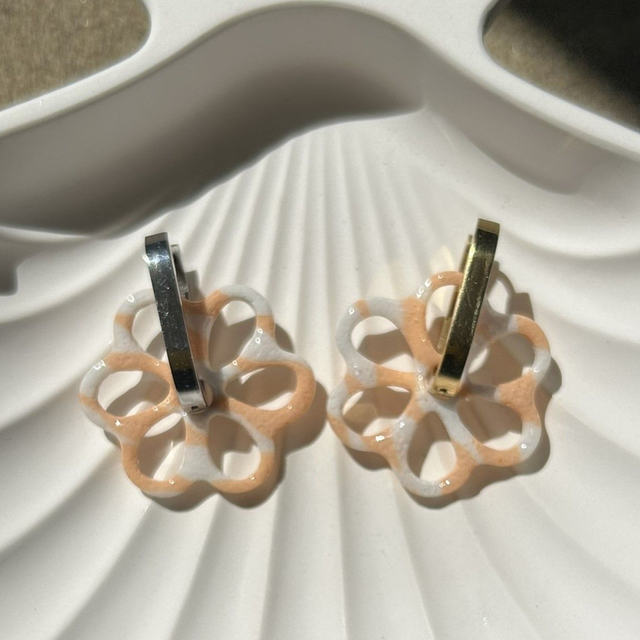 LENA | Pièce unique  blanc/pêche