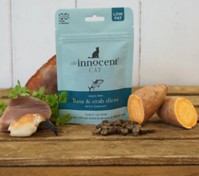 THE INNOCENT CAT TUNA & CRAB SLICES