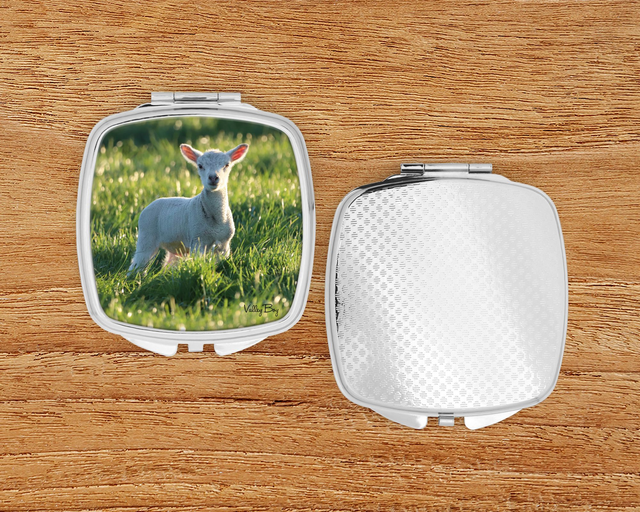 "Little Lamb" Compact Mirror  
