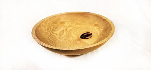 MA59 Large Ash Bowl by Meyrick Ames, 33x10cm Wood