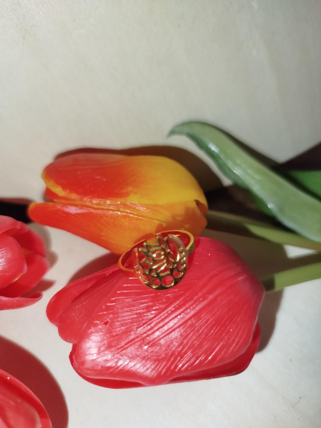 Bague &quot;Lotus Doré&quot;