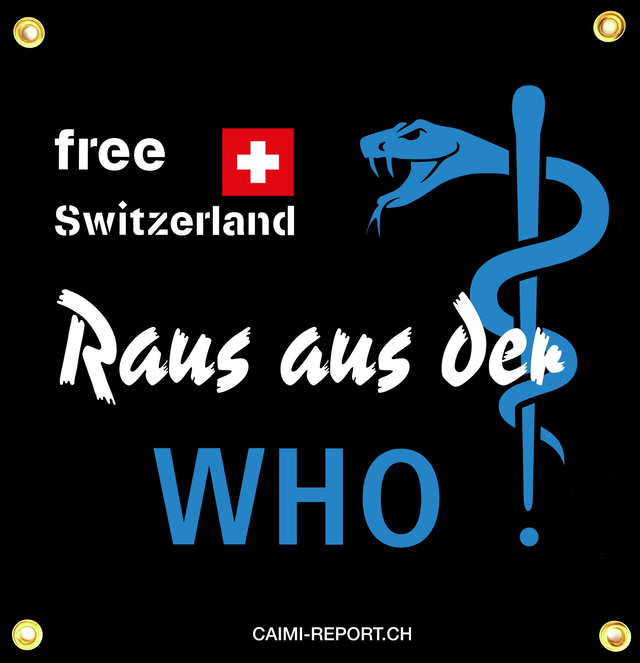 Blache «Raus aus der WHO»