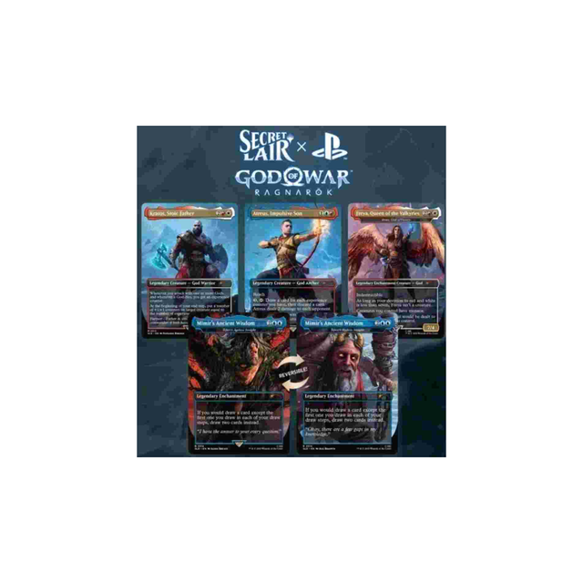 Playstation Secret Lair "God of War Norse" NON FOIL - Magic the Gathering 