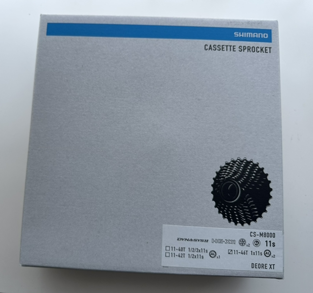Shimano CS-M8000 XT 11-speed cassette 11 - 46T