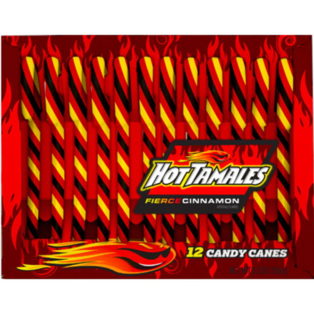 Hot Tamales Candy Canes (150g)