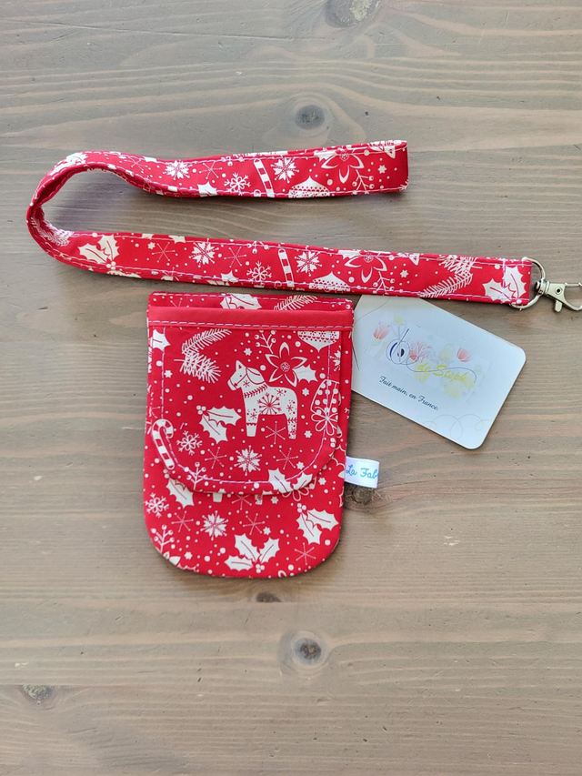 Ensemble porte-badge/pochette de bouse