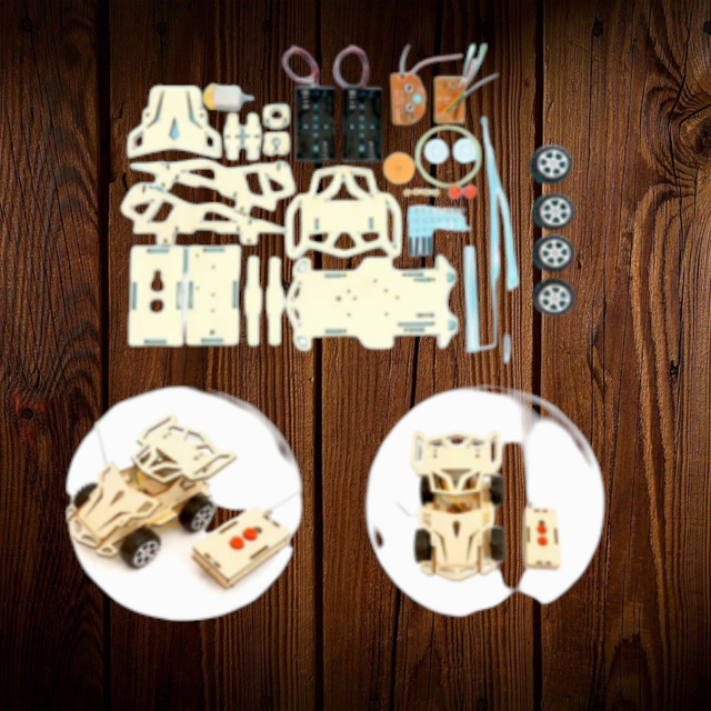 3D Holzbausatz Funkicar