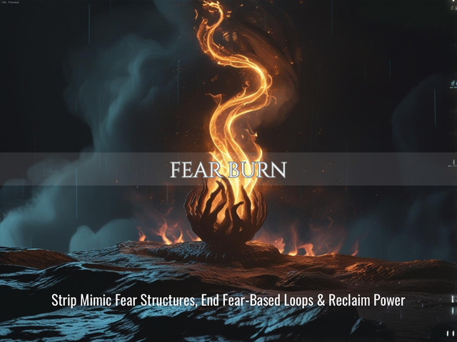 Fear Burn | Strip Mimic Fear Structures, End Fear-Based Loops &amp; Reclaim Power | Fast Delivery