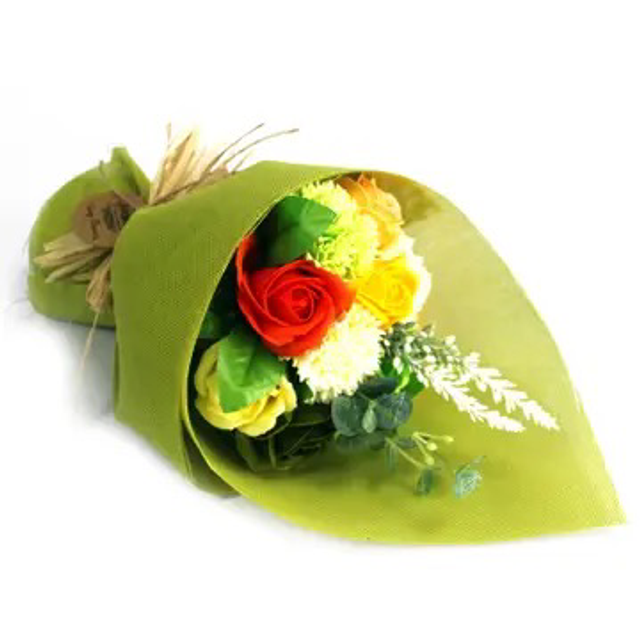 STANDING SOAP FLOWER BOUQUET