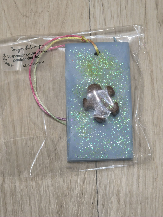 Suspension de cire de soja parfum Monoï Pomme pain d'épice 5€