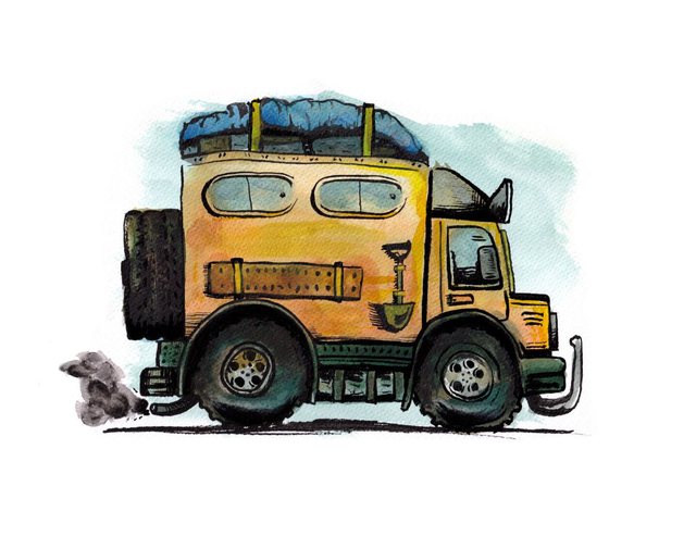 Impression - Camion d'aventure