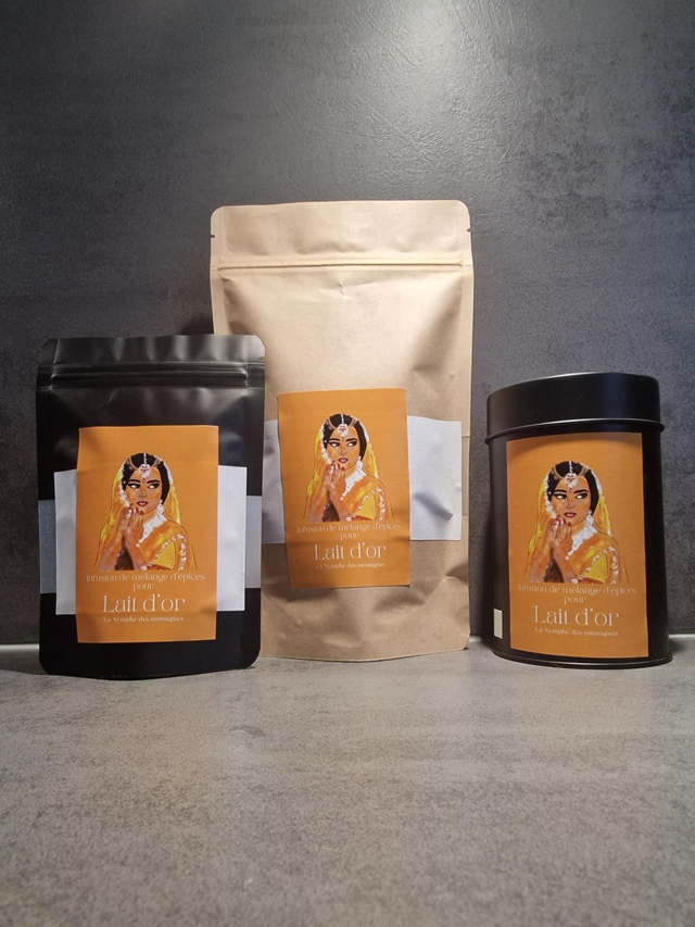 Mélange d'épices pour Lait d'Or - infusion de mélange d'épices