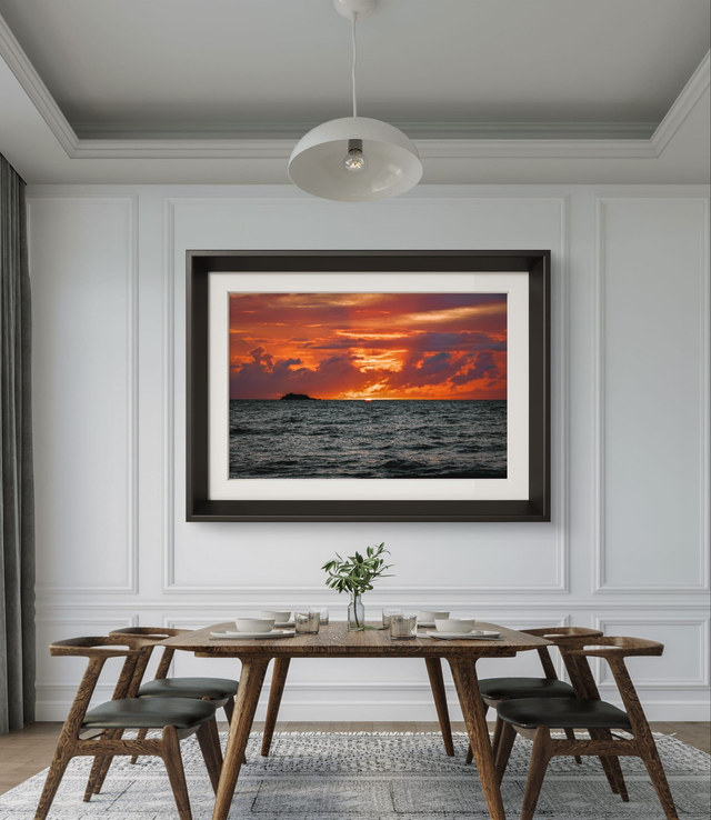 Sunset Antigua Storm - Print Only