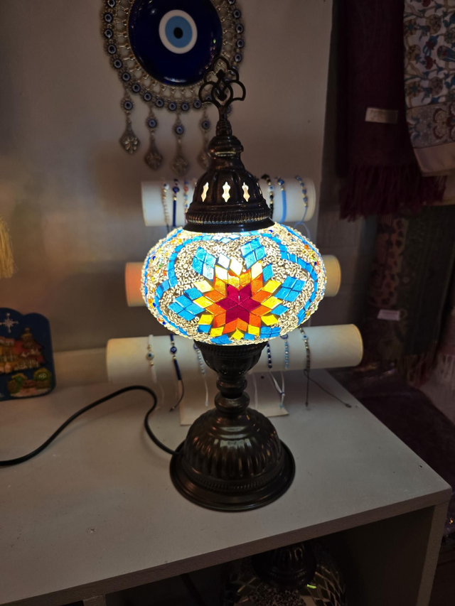 Large Mosaic Table Lamp 