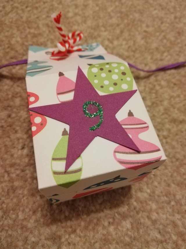 Mini Milk Carton Style Modern Advent Calendar