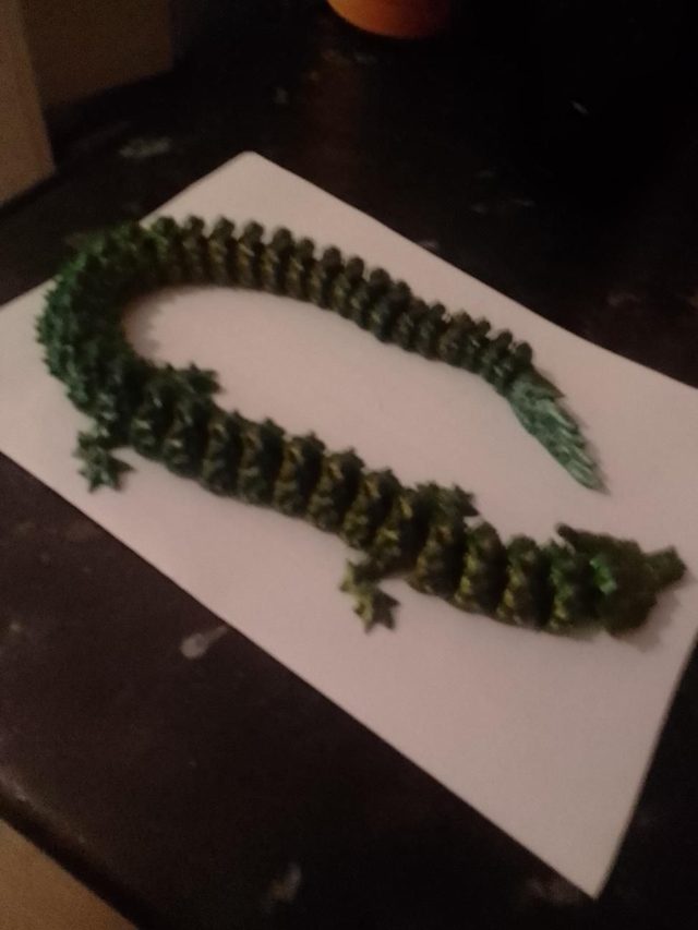 Flexi fidget dragon