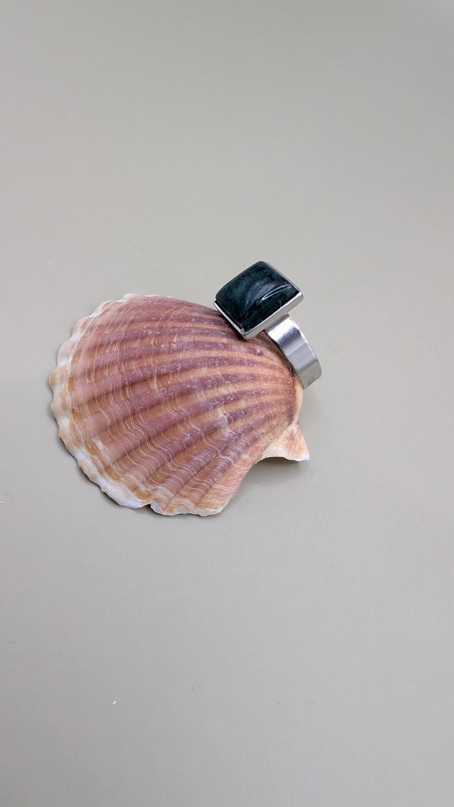 Bague Cléon - Apatite bleue 