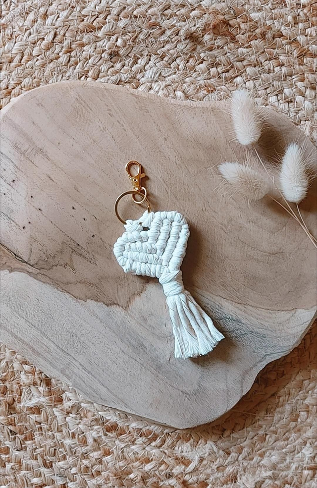 Porte clef / bijoux de sac coeur 