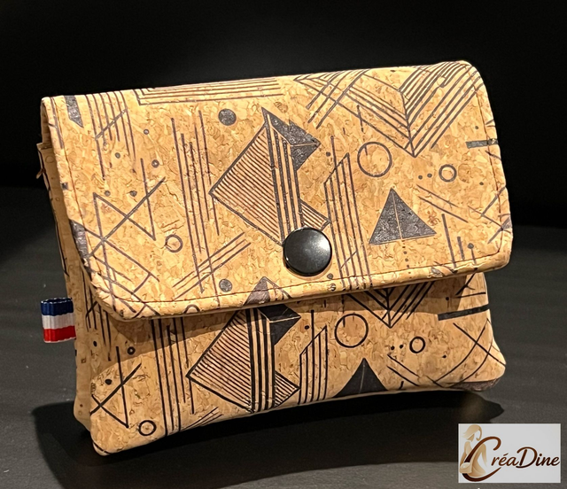 Porte monnaie double compartiment Grévin « origami urbain »