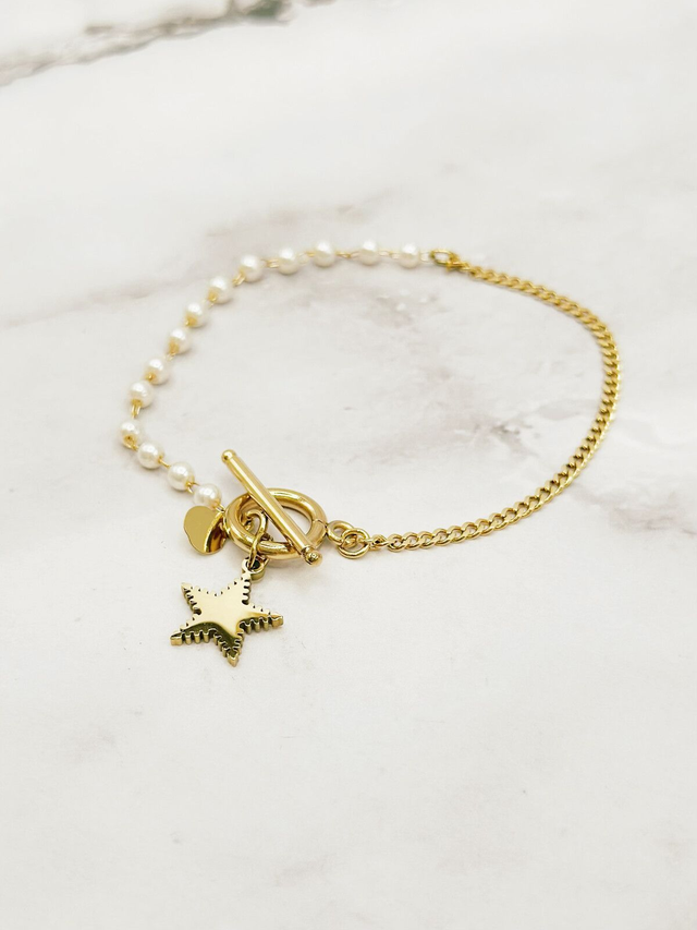 Bracelet étoile et perles
