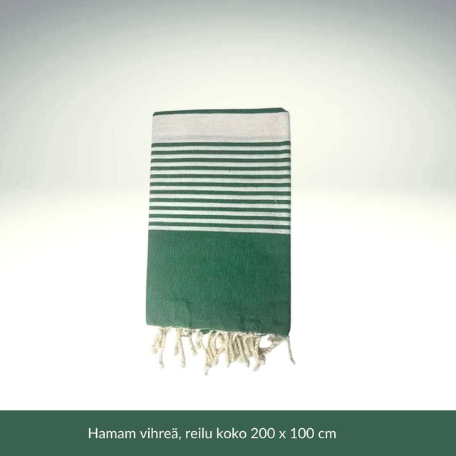 Hamam-pyyhe – vihreä 200 x 100 cm