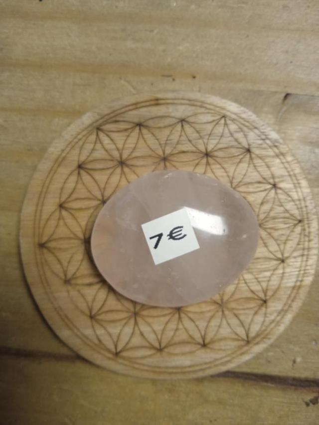 quartz rose (galet )