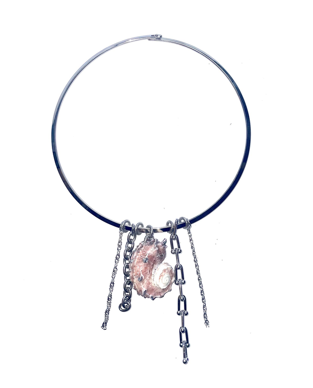 'silver fall' necklace