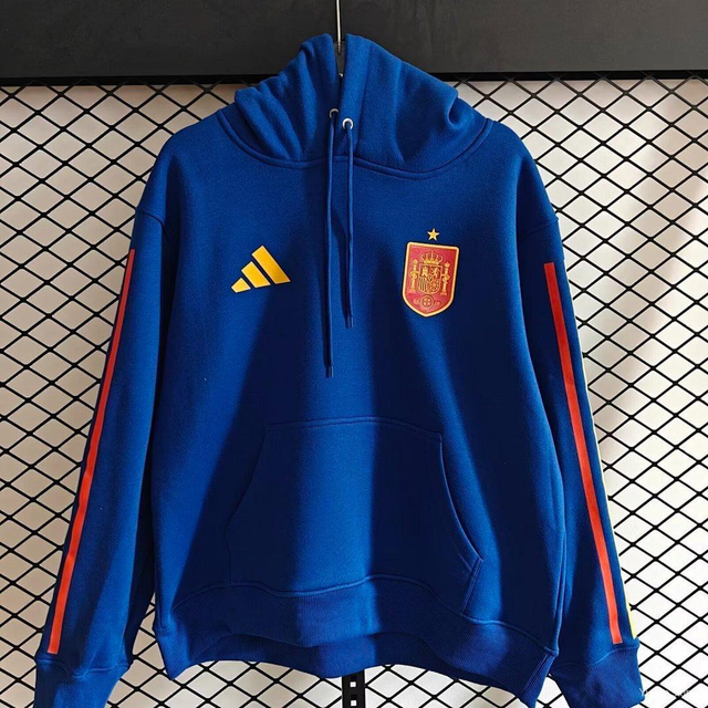 Sudadera con capucha España (Azul Eléctrico) 25-26