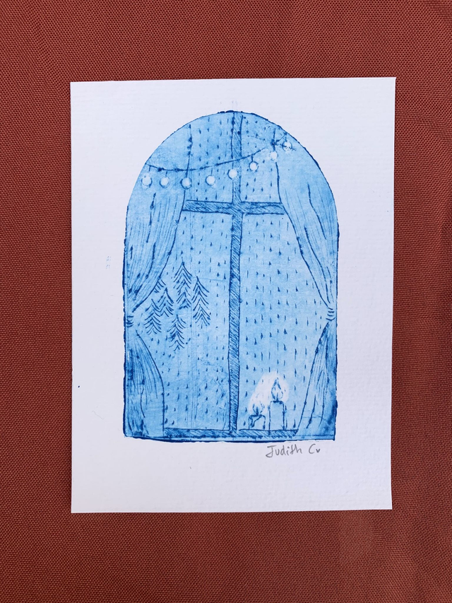 Gravure "Un soir de Pluie"