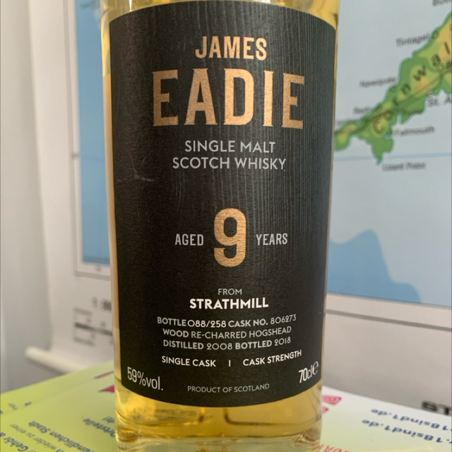Strathmill James Eadie 9yo Single Cask 59%vol.