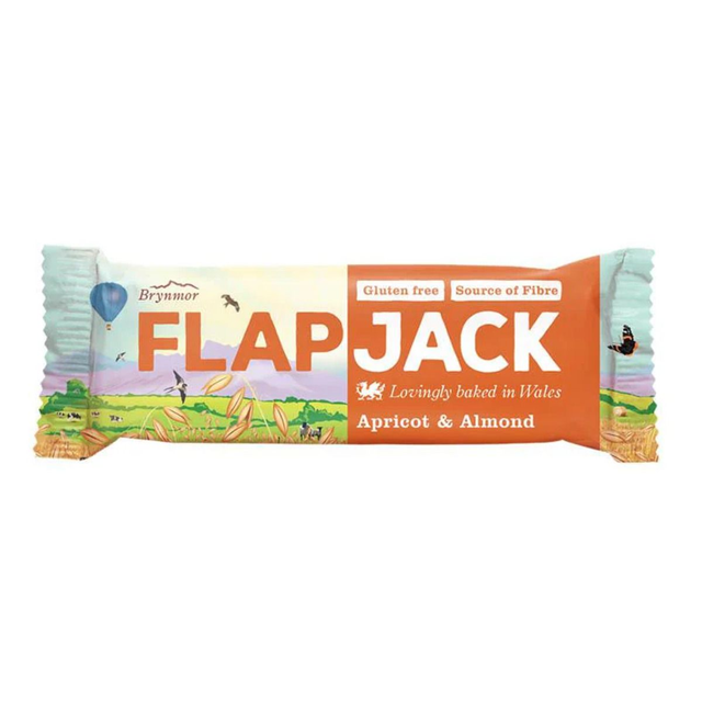 Brynmor Apricot &amp; Almond Flapjack 80g