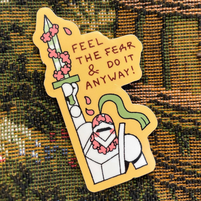 "Feel The Fear" Sticker