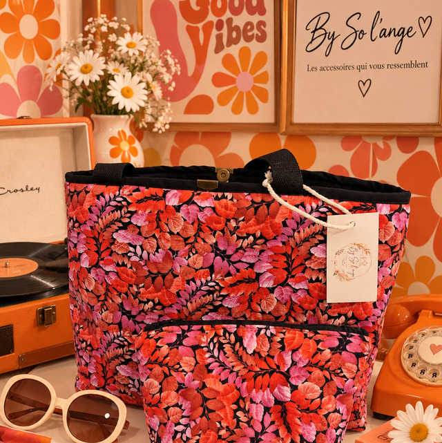 Trio rose/rouge
