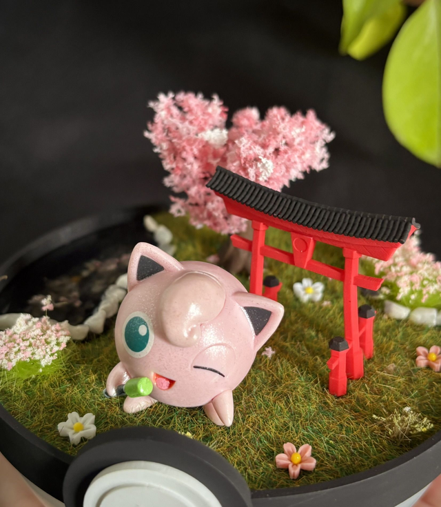 🌸 Terrarium Pokémon - Édition Japon - Rondoudou