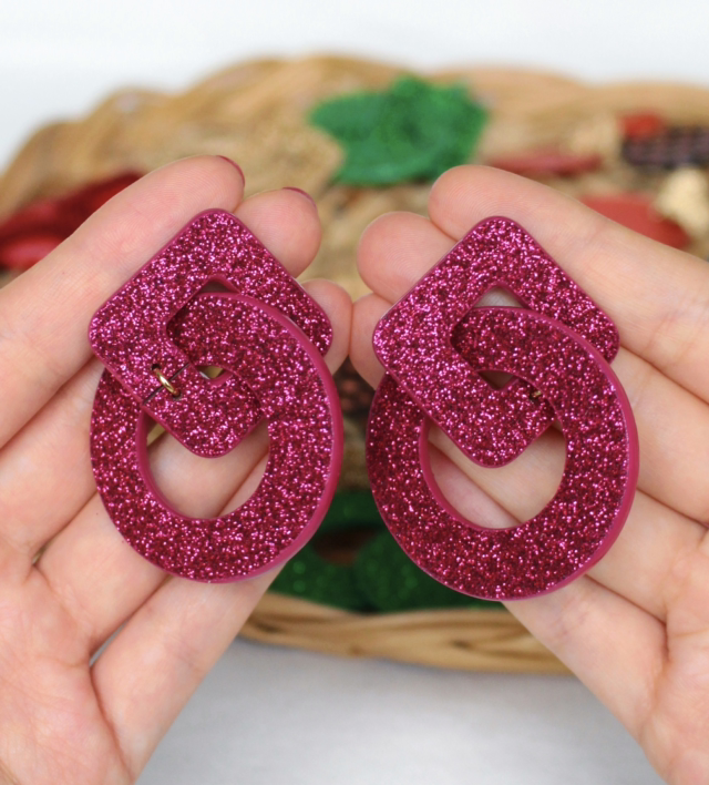 Alix • rose pailleté