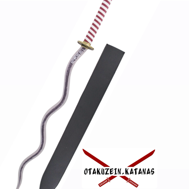 Katana S0278B de Demon Slayer empuñada por Obanai