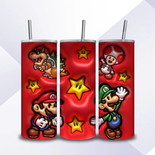 Tumbler 3D Mario étoile 