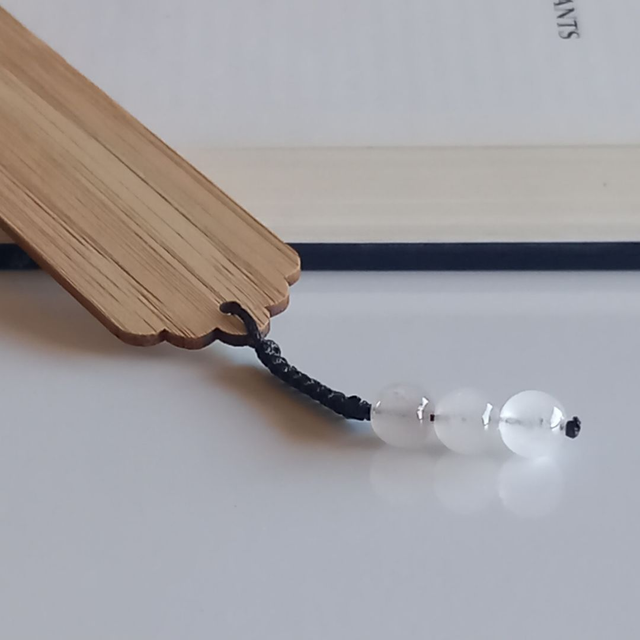 Marque-pages en Quartz rose