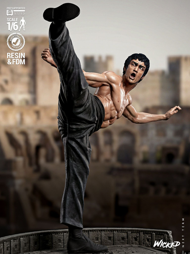 Statue LA FUREUR DU DRAGON Bruce Lee série movie