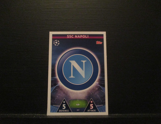 SSC NAPOLI - UEFA Champions League Match Attax 2018/19 Original Trading Card #217