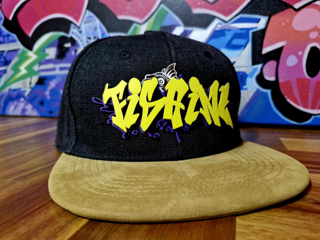 #09 CASQUETTE CUSTOM 3D STREET ART &quot;FISHING&quot; 