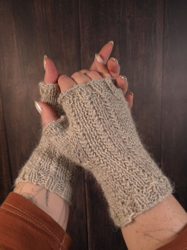 Mitaines fantaisie (gris)